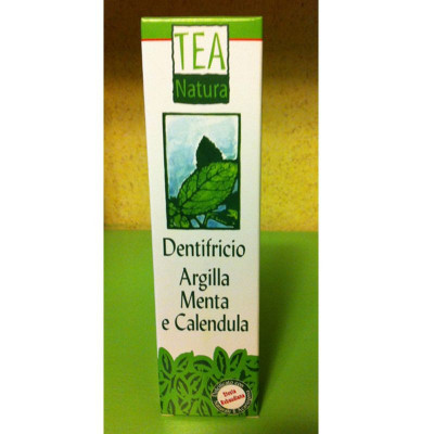 COSMETICA BIO ITALIANA DENTIFRICIO ARGILLA, MENTA E CALENDULA ( CON STEVIA R.) TEA